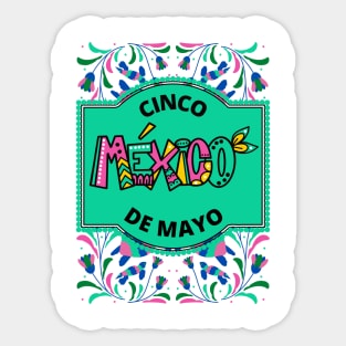 Cinco de Mayo Mexico Sticker